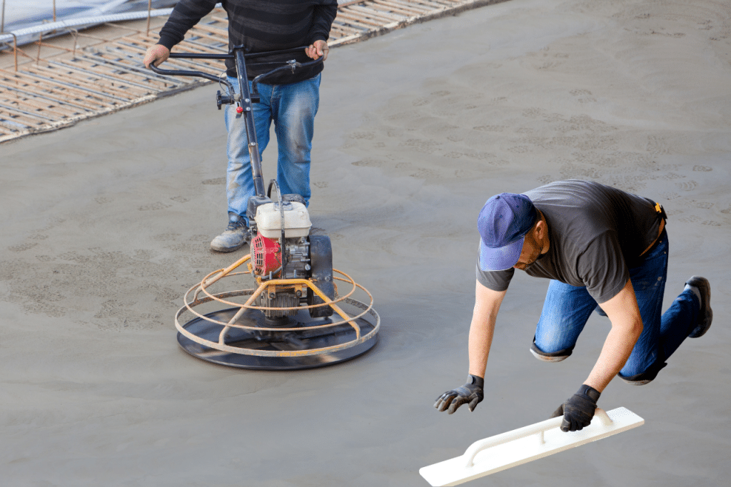 Polished decorative concrete