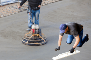 Polished decorative concrete